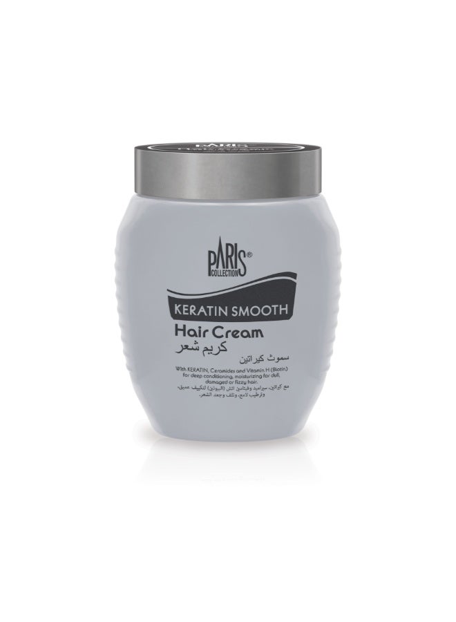 Paris Collection Keratin Smooth Hair Cream Unisex 475ML - Image 1